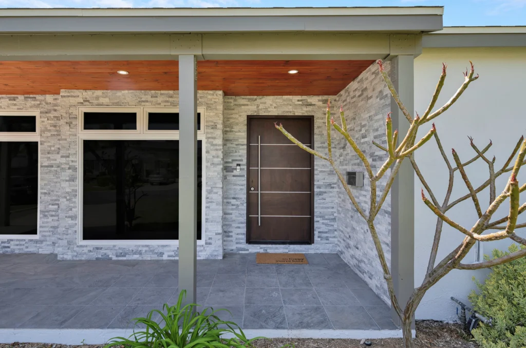 Real estate interior photography — front door entrance