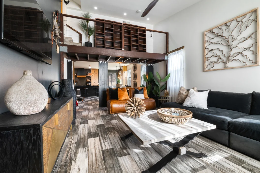 HDR real estate interior photography — living room