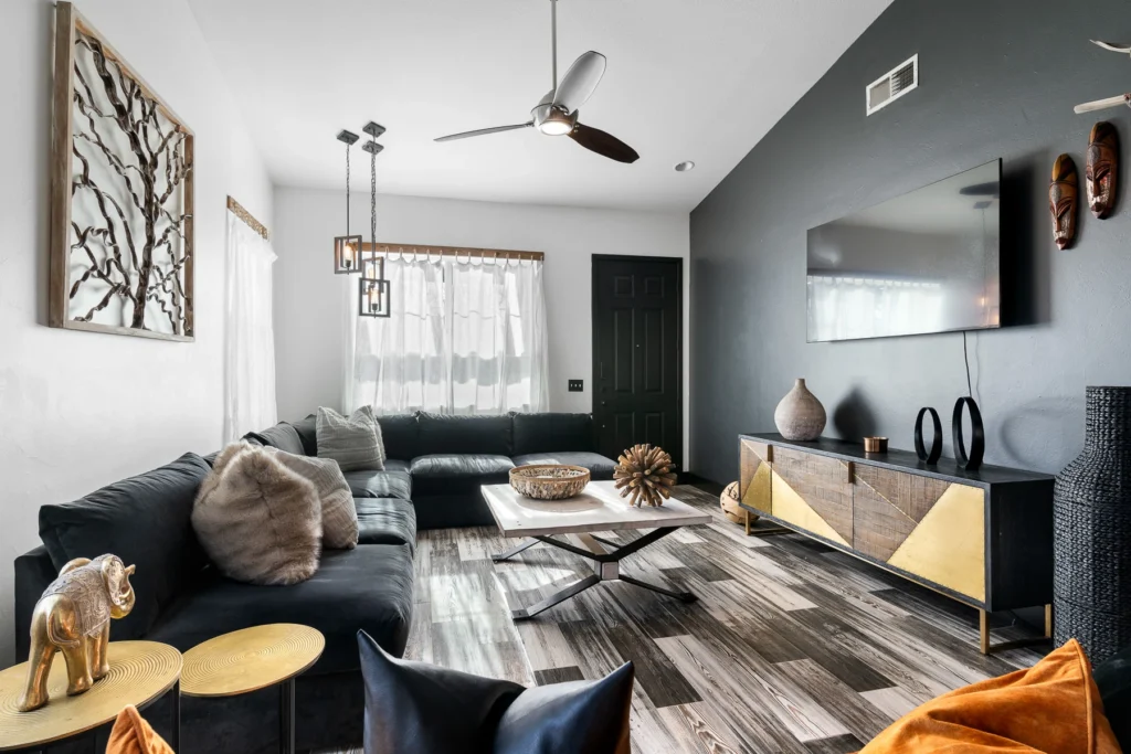 Real estate photography — living area