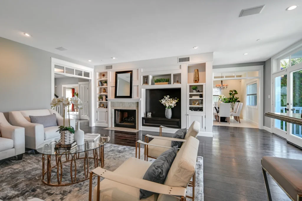 HDR real estate photography — living area