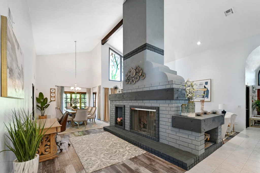 Real estate interior photography — living room