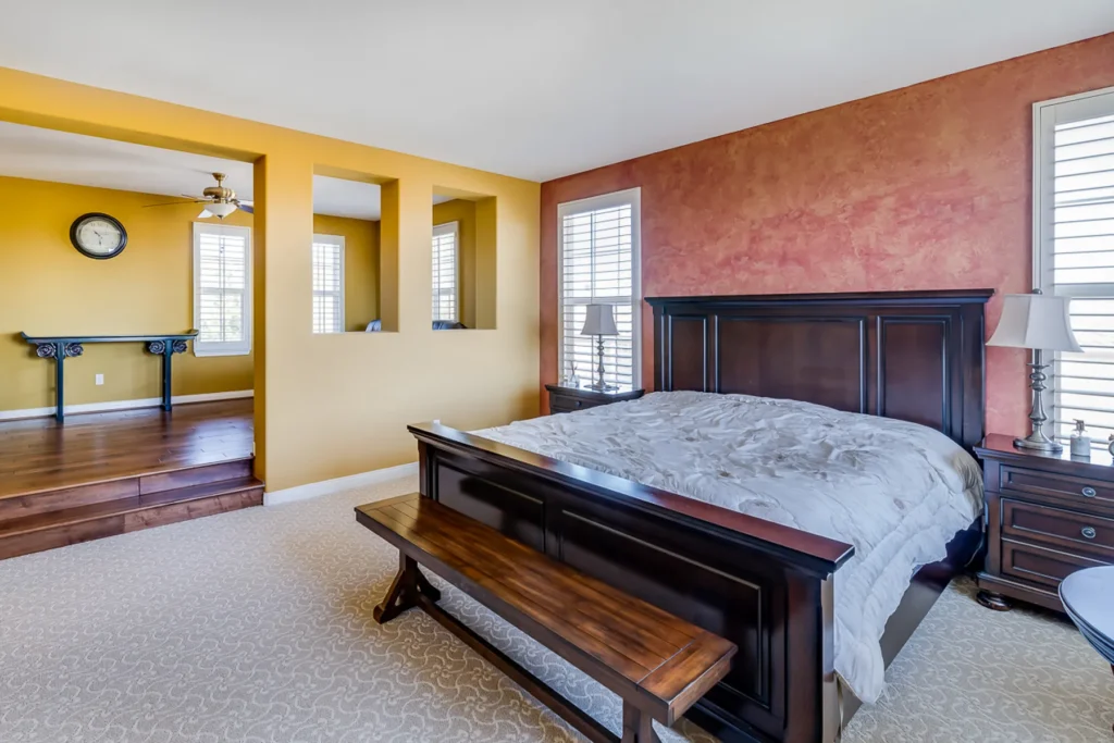 Real estate interior photography — bedroom
