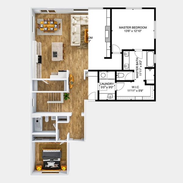 2D and 3D floor plan service for property listings